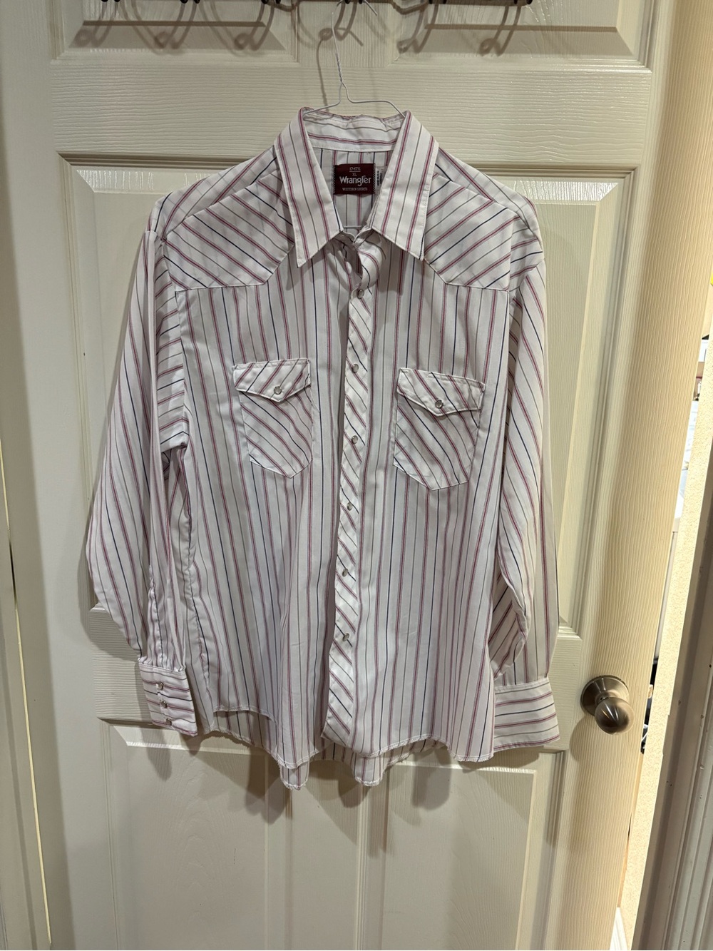 Wrangler Men's pearl snap Western Shirt